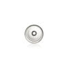 WIIDZ® Puffco Proxy Glass 14mm Direct Connector Adapter Attachment, lying down pointing north. The puffco proxy attachment is a simple direct connect with frosted connection tip.