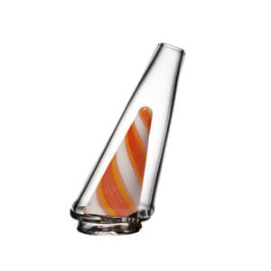 puffco peak pro glass attachment wiidz orange twist facing west
