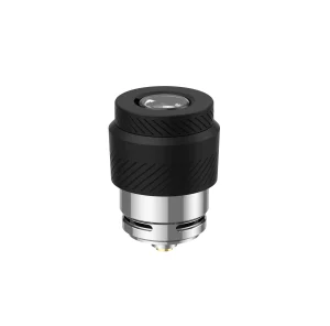 A Puffco Peak Atomizer with a WIIDZ 3D Chamber, positioned horizontally on a white background.