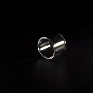 An image of a Puffco Peak atomizer featuring a Wiidz quartz heating chamber designed for the original Puffco Peak device. The atomizer showcases a sleek design with a transparent appearance, emphasizing its quality and functionality.