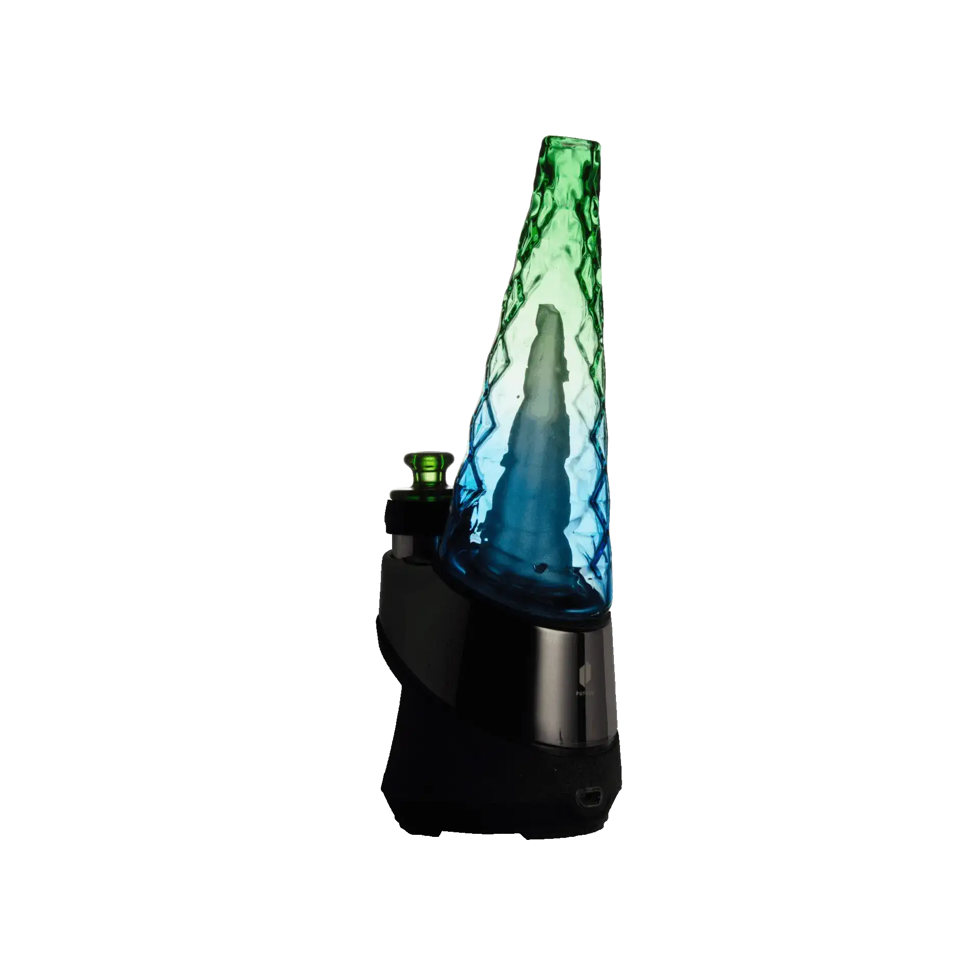 Puffco Peak glass Wiidz Hawaii light installed with rotating feature