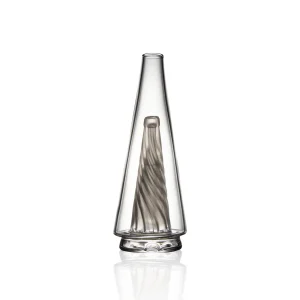 Puffco Peak Glass Wiidz Original 2.0 facing north, showcasing its sleek design and premium quality.