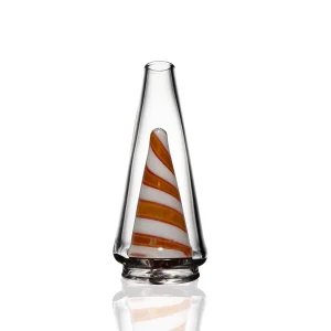 Puffco Peak Pro glass attachment from Wiidz featuring a Halloween theme, facing south.