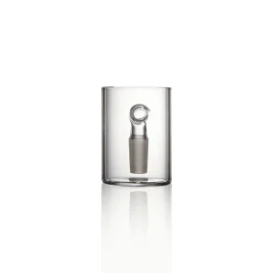 Puffco Proxy glass attachment with Wiidz 14mm connector facing south in high-quality detail.