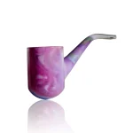 A cosmic view of the WIIDZ proxy glass pipes, showcasing intricate designs and a vibrant galaxy-themed aesthetic, facing east.