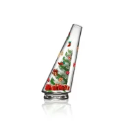 Puffco Glass Wiidz Christmas themed artwork featuring a west-facing design in style 1, showcasing vibrant colors and intricate details.