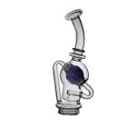 puffco peak glass attachment wiidz salon alt facing west.webp Puffco Peak glass attachment displayed at Wiidz Salon, facing west, showcasing its unique design and functionality for enhanced concentrate consumption.