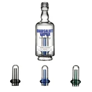 Assorted colors of Puffco Peak glass attachments, featuring unique designs, perfect for enhancing your dabs with style.