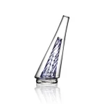 Puffco Peak Glass Wiidz Original 2.0 in lavender color, beautifully displayed facing west, showcasing its unique design and craftsmanship.