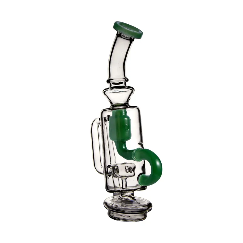 puffco peak pro glass attachment wiidz dgbarrel facing southeast.webp Puffco Peak Pro glass attachment with Wiidz Dgbarrel, positioned southeast, showcasing intricate design and functionality.
