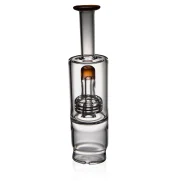 Puffco Peak Pro glass attachment Wiidz Tower view facing north, showcasing its sleek design and functionality, perfect for elevated dabbing experiences.
