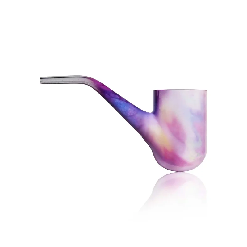 Puffco Proxy Glass WIIDZ Cosmic Pipes featuring a stunning Galaxy design, oriented to the west.