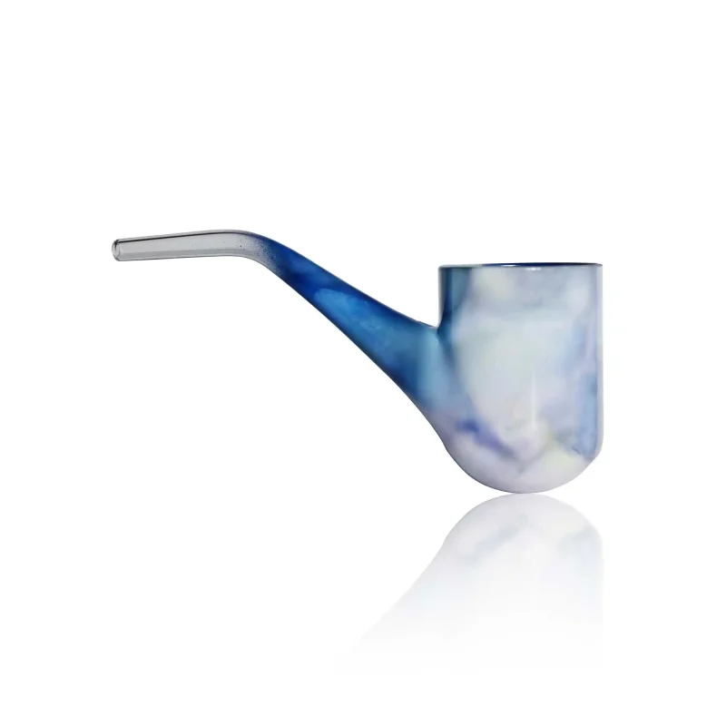 Puffco Proxy replacement glass from Wiidz featuring the Cosmic Pipes design in Neptune, oriented towards the east for a stunning visual appeal.