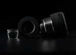 Puffco Peak Atomizer WIIDZ 3D Chamber featuring a separate ring, displayed horizontally, showcasing its upscale design and innovative features in a high-quality image.
