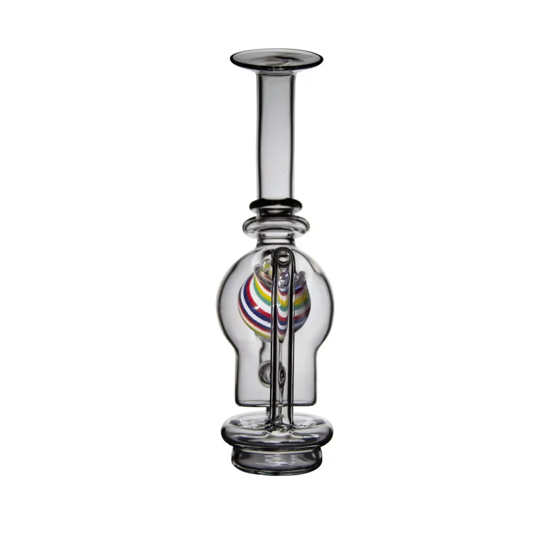 Puffco Peak glass attachment showcased at Wiidz Salon, featuring a south-facing view.