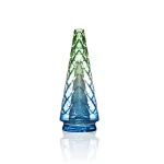 puffco peak glass wiidz hawaii light facing south.webp Puffco Peak glass with Wiidz Hawaii design, showcasing a sleek and vibrant aesthetic, illuminated in a south-facing light, perfect for cannabis enthusiasts and collectors.
