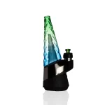 puffco peak glass wiidz hawaii light installed facing west.webp Puffco Peak glass attachment from Wiidz Hawaii installed facing west, showcasing a stylish design perfect for enhancing your dabbing experience.