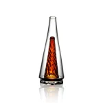 puffco peak glass wiidz original2.0 amber facing south.webp Puffco Peak Glass Wiidz Original 2.0 in amber color, facing south, showcasing its sleek design and high-quality materials, perfect for enhanced dabbing experience.