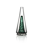 puffco peak glass wiidz original2.0 emerald facing south.webp Puffco Peak Glass Wiidz Original 2.0 in Emerald Color Facing South - A Stylish Accessory for Your Dabbing Experience