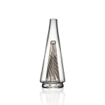 puffco peak glass wiidz original2.0 facing north.webp Puffco Peak glass accessory WiidZ Original 2.0 showcased from a northern perspective, highlighting its intricate design and functionality for a premium dabbing experience.
