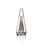 puffco peak glass wiidz original2.0 facing south.webp Puffco Peak glass attachment from Wiidz 2.0, showcasing a stylish design, facing south in a high-resolution image for optimal viewing.