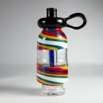 puffco peak pro glass attachment wiidz flask alt facing west.webp Puffco Peak Pro glass attachment featuring a Wiidz flask, positioned to the west, showcasing a sleek design and functional elegance for optimal vaporization.