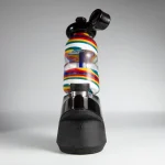 puffco peak pro glass attachment wiidz flask alt installed facing north.webp Puffco Peak Pro glass attachment installed on a Wiidz flask, positioned facing north, showcasing a sleek design and functionality perfect for concentrate enthusiasts.