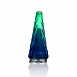 puffco peak pro glass attachment wiidz hawaii facing south.webp Puffco Peak Pro glass attachment featuring a Hawaii design, perfect for enhancing your dabbing experience, showcasing a vibrant south-facing aesthetic.