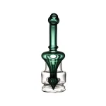 puffco peak pro glass attachment wiidz sherlock green facing south.webp Puffco Peak Pro glass attachment in Wiidz Sherlock Green, designed for optimal performance and stylish aesthetics, oriented facing south.