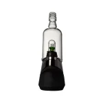 puffco peak pro glass attachment wiidz tipsy black installed facing north.webp Puffco Peak Pro glass attachment featuring Wiidz Tipsy in black, installed facing north for enhanced dabbing experience.