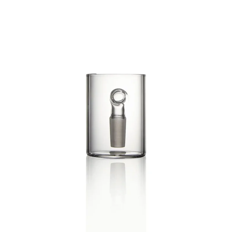 Puffco Proxy glass attachment with Wiidz 14mm connector oriented south, showcasing its sleek design and compatibility for enhanced dabbing experience.
