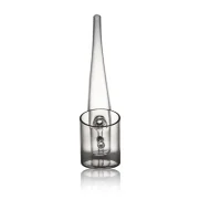Puffco Proxy glass attachment Wiidz bub facing south, showcasing unique design and craftsmanship for enhanced smoking experience.