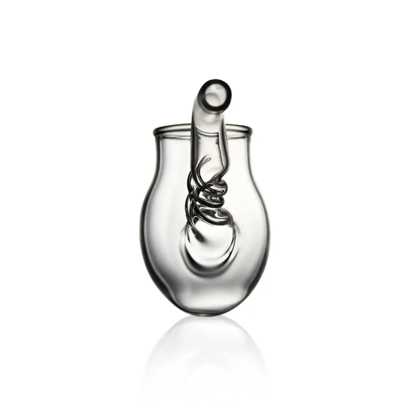 Puffco Proxy Glass Attachment from Wiidz Wizard Compact, showcasing innovative design and functionality, facing north.